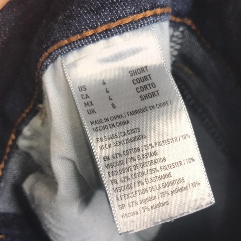 American Eagle Midnight Blue Skinny Jean - Picture 4 of 4